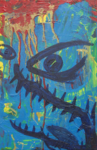 Acryl Bild "EinSicht" / / / > zur&uuml;ck >